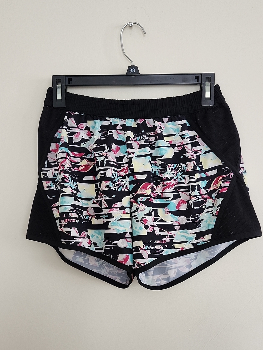 ZELOS floral Print Running Shorts, M